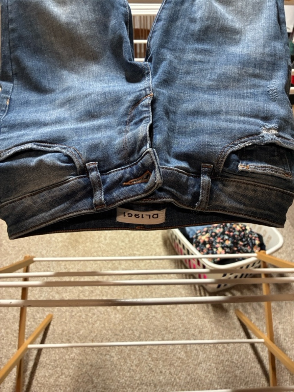 DL1961 Indigo Blue High-Rise Denim Jeans